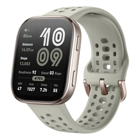 Smartwatch Amazfit Bip 6 Reloj Inteligente 46 Mm Batería De 14 Días Amoled De 1,97 Pulgadas Gps , Ai Función De Texto De Llamada Bluetooth Salud Fitness Rastreador Del Sueño Piedra Azul