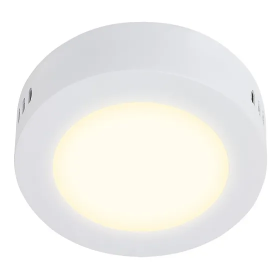Lampara Sobreponer Techo Blanco 6w Luz Suave Cálida 6PTLLEDR30MVB Tecnolite
