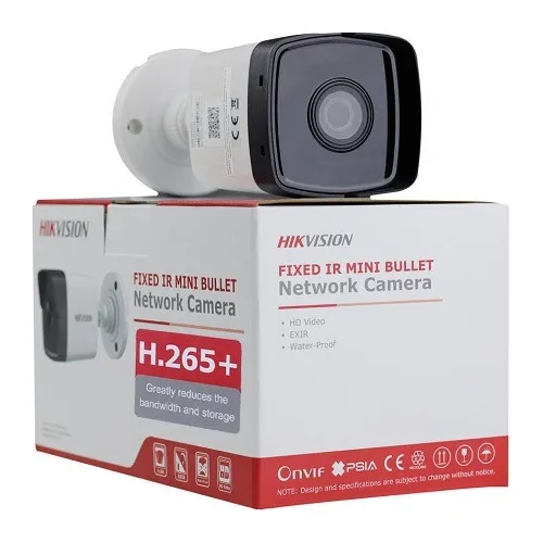 Camara Ip Hikvision Ds-2cd1023g0e-i 2mp 2.8mm Exir H265+ Poe