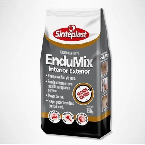 Endumix Enduido Para Interior Exterior Sinteplast 20 Kilos