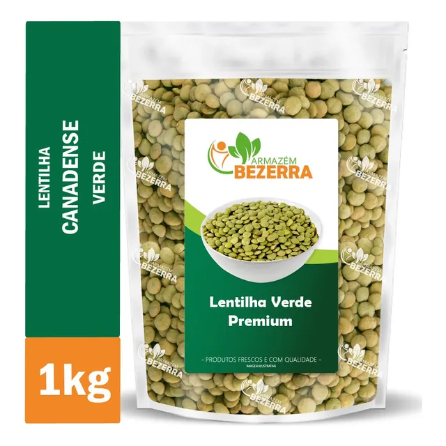 Lentilha Original Verde Ou Vermelha - 1kg