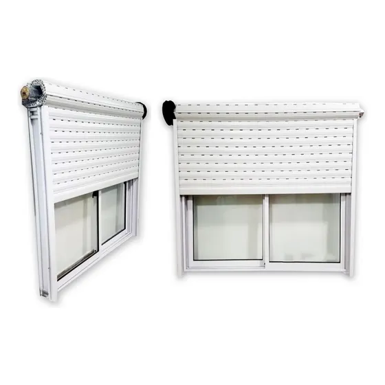 Cortina Persiana Plástica De Enrollar Pvc Blanco