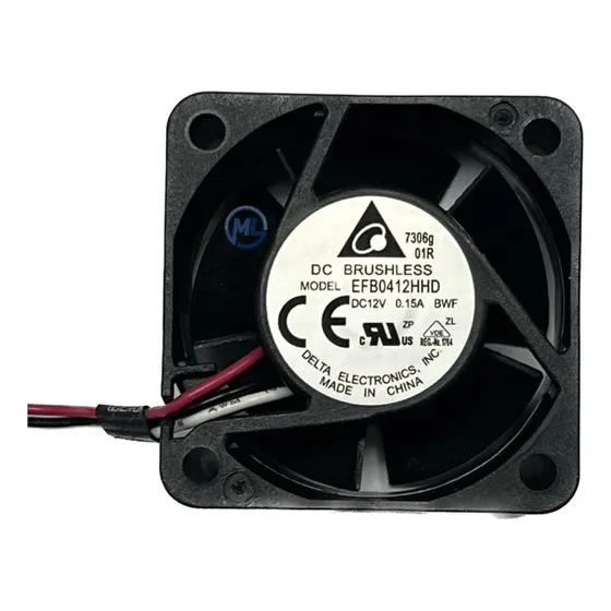 1x Cooler 40x40x20mm 12v 0,15a 3fios Rolam Efb0412hhd Delta