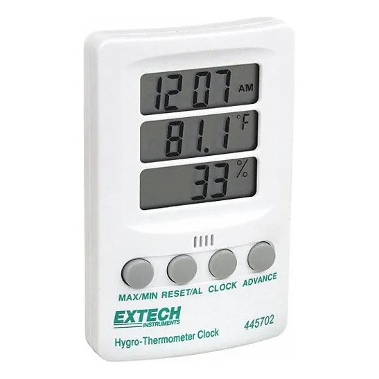 Hygro Termometro Reloj Extech 445702