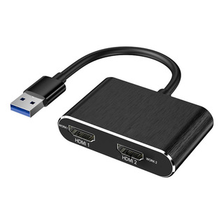 Adaptador N Usb 3 A Dual Hdmi, Suportes De Vídeo Externos Adaptador N Usb 3 A Dual Hdmi, Suportes De Vídeo Externos