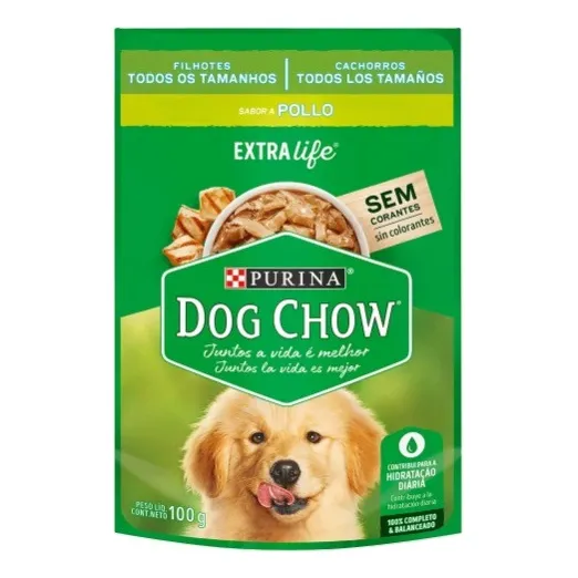 Dog Chow Cachorro Todo Tamaño Pollo 100g