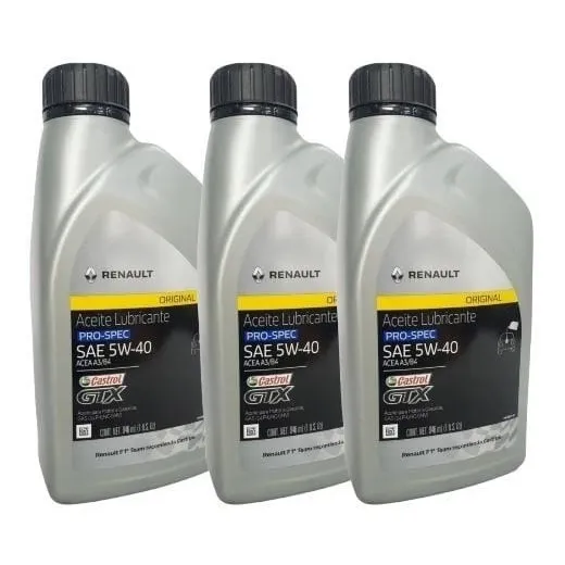 Aceite Sintético  Elf 5w40 Equipo Original Renault 3 Piezas
