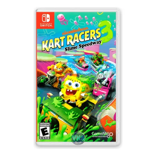 Racers Kart Nickelodeon Speedwa Slime 3: Racers Kart Nickelodeon Switch Nintendo 3: Switch Nintendo para Speedway Slime Nintendo Switch