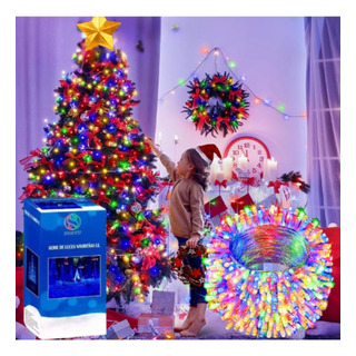 Serie Navideña Decorar 10m Lineal 200 Leds Navidad Luces Led Serie Navideña Decorar 10m Lineal 200 Leds Navidad Luces Led