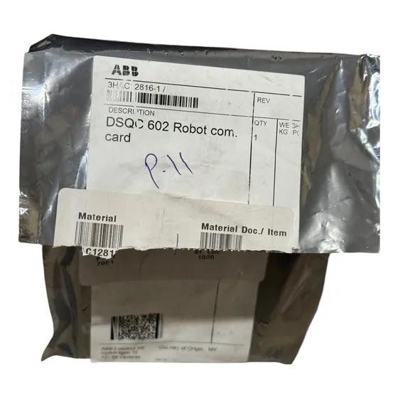 Dsqc 602 Robot Com. Card E3hac12816-1 Abb
