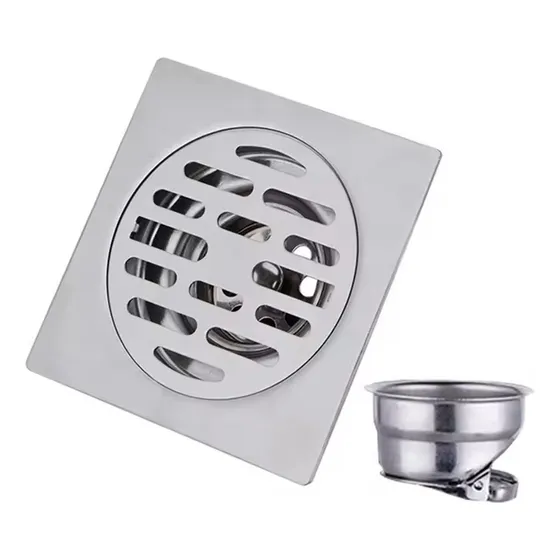Reja Rejilla De Piso 15x15cm Acero Inoxidable Anti Plaga Pelo Bichos Olor Inomax Ra-15