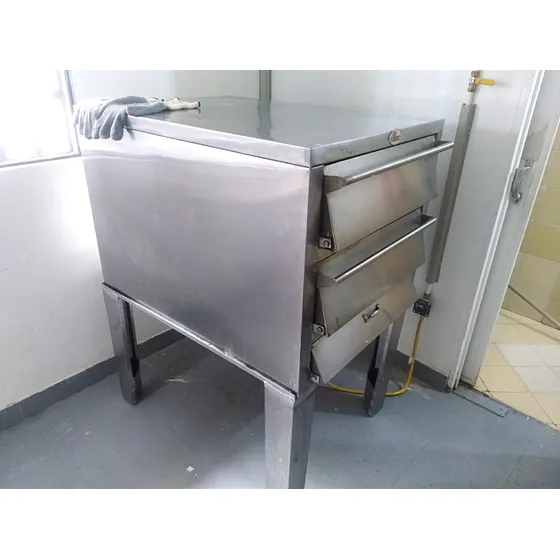 Horno Para Panaderia Paste, Gas Domiciliario, Acero Inox