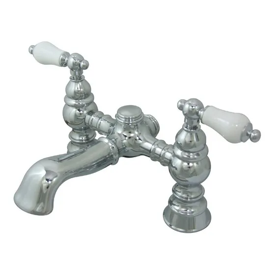 Grifo Vintage Para Bañera Pata Garra Centro 7  Cromo Pulido