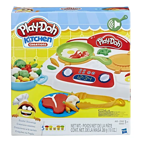 Play Doh Creaciones A La Sarten B9014 Kitchen Creations Color Blanco