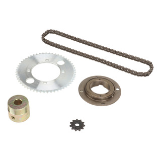 Kit De Piñones De Cadena, 25 H, 82 Eslabones, Acero, 8 D, 11 Kit De Piñones De Cadena, 25 H, 82 Eslabones, Acero, 8 D, 11