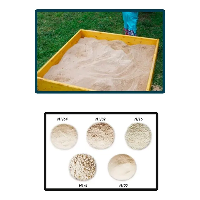 Arena Silice, Saco De 40 Kg / Ideal Para Areneros Infantiles
