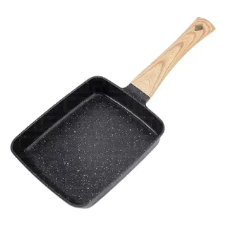 Frigideira Antiaderente Quadrada Japonesa Tamagoyaki Omelete Frigideira Antiaderente Quadrada Japonesa Tamagoyaki Omelete
