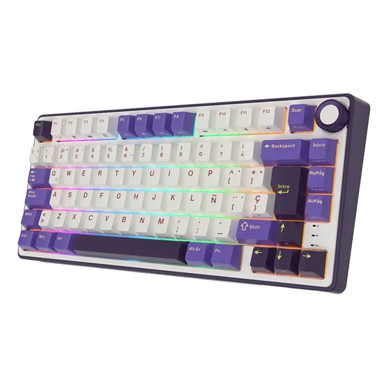 Teclado Mecánico Rkr75 75% Rgb Volume Control Pc Y Ps5