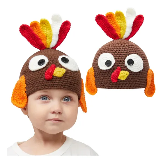 Gorra De Pavo Para Bebé Con Orejeras Para Thanksgiving