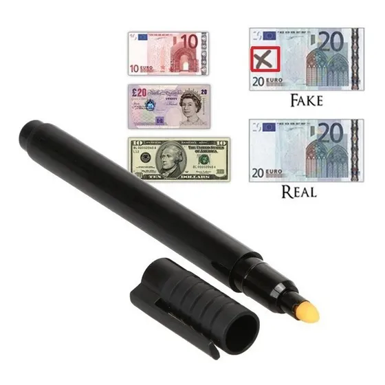 Marcador Detector De Billetes Falsos Lapiz Probador