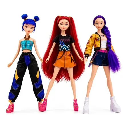 Bonecas Articuladas Guerreiras Do K-pop Musical 30 Cm
