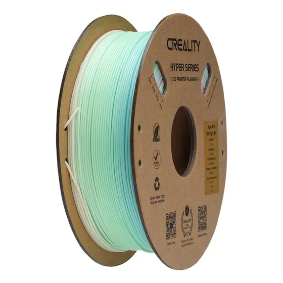 Filamento 3d Creality Hyper Pla Arco-íris Spring Lake 1kg
