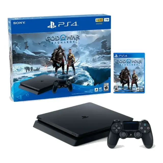Bundle Playstation Ps4 1tb + Control + God Of War Ragnarok