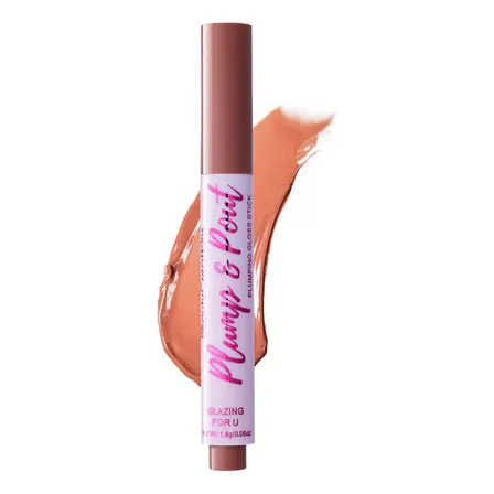 Voluminizador Plump & Pout Beauty Creations Gloss Stick 1 Pz Acabado High Shine Color 5 Glazing For U