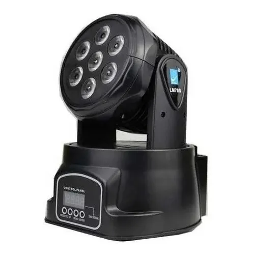 Cabeza Móvil Robótica Led Colores Luces  Discoteca Baile