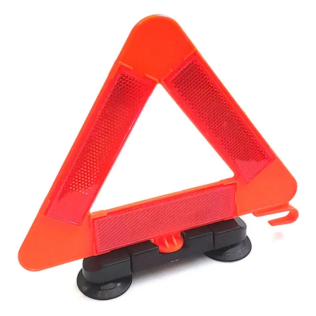 Baliza Triangulo Reflectiva 17cm Con Soporte