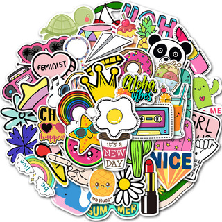 50 Pegatinas Impermeables Cartoon Fresh Graffiti 50 Pegatinas Impermeables Cartoon Fresh Graffiti