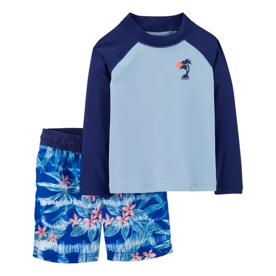 Traje De Baño 2 Piezas Tropical Niño Bb Carters Flaber 