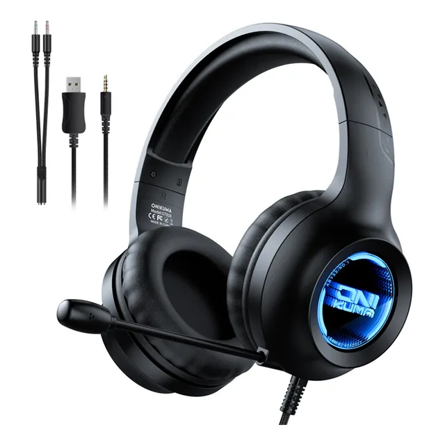 Auriculares Para Juegos Onikuma X36 Con Led Para Xbox,ps4 Pc