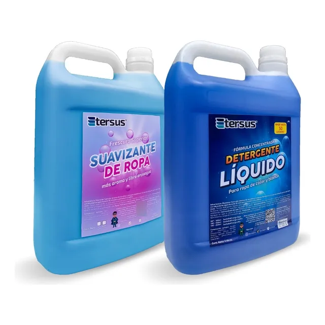 Pack Detergente Líquido 4lt + Suavizante De Ropa 3.7lt 