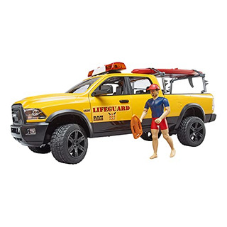 Salvavidas Toy Bruder Ram 2500 Power Wagen Con Figura Y S [u Salvavidas Toy Bruder Ram 2500 Power Wagen Con Figura Y S [u