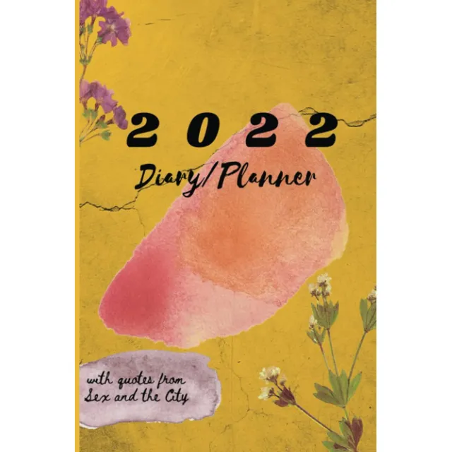 Libro: En Ingles 2022 Satc Diary Planner A Day Per Page B&w