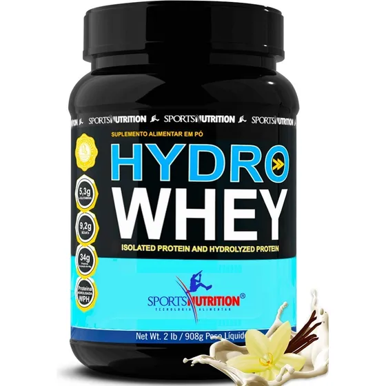 Whey Hidrolisado Hydro Whey Sabor: Baunilha - 34g De Proteína Por Dose - 908g