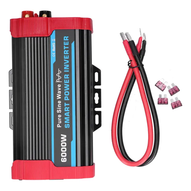 Inversor De Onda Sinusoidal Pura 12v 6000w Para Coches 110v