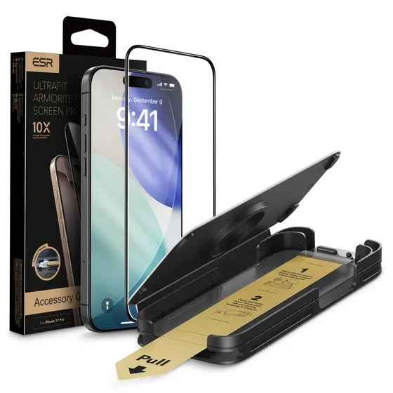 Lamina Pantalla Esr Para iPhone 17 Pro Corning Ultrafit Clarity 100%