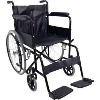 Cadeira De Rodas Dobråvel Idoso Adulto Aço 100kg Supermedy Cor Preto Cadeira De Rodas Dobråvel Idoso Adulto Aço 100kg Supermedy Cor Preto