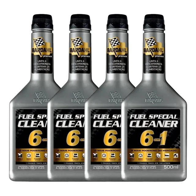 4 Aditivo Combustível Bardahl Fuel Special Cleaner 6-1 Flex
