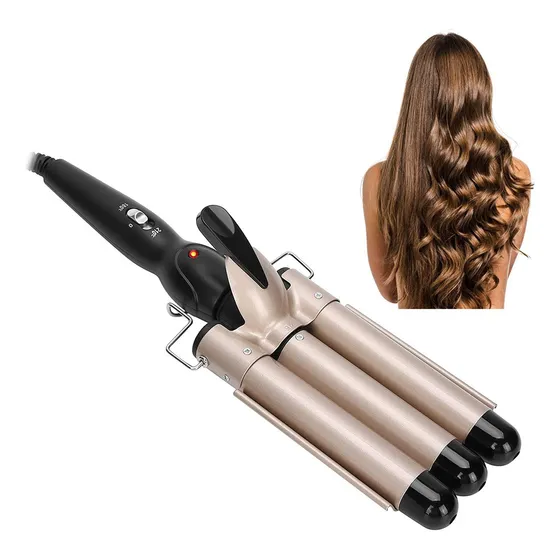 Buclera Rizador De 3 Barriles Ondas Profundas Definidas Ax ®