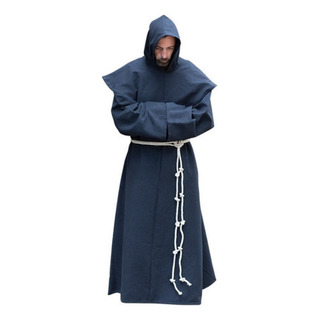 S-5xl Disfraz De Fraile Escapulario Hábito Clero Monje S-5xl Disfraz De Fraile Escapulario Hábito Clero Monje