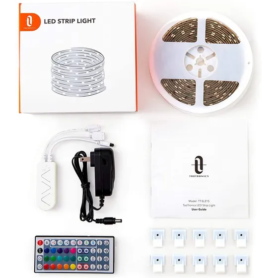 Tiras De Luces Led Rgb Con App Movil 10 Metros Resiste Agua