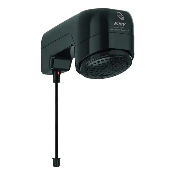 Regadera Electrica E-lev Cntrl Progresivo Negra 665795 Iusa Color Negro Potencia 5500 W