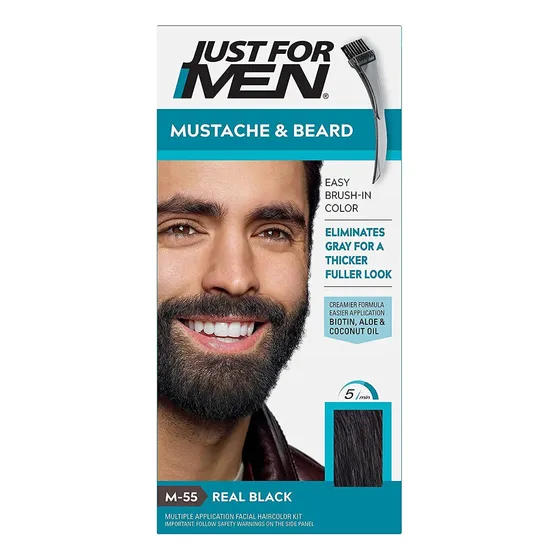 Just For Men Tinte Barba Bigote Cejas Raíces Canas Original