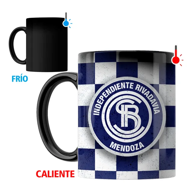 Taza Mágica Clubes Argentinos Equipos Escudos Futbol C/caja