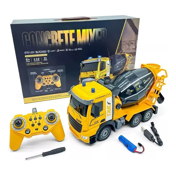 Camión Mezclador A Control Remoto 1:12 Sino Toys Ft994