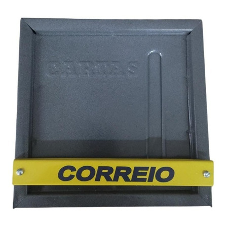 Caixa De Correio Carta Grade Vertical Mola, Portao Basica Caixa De Correio Carta Grade Vertical Mola, Portao Basica