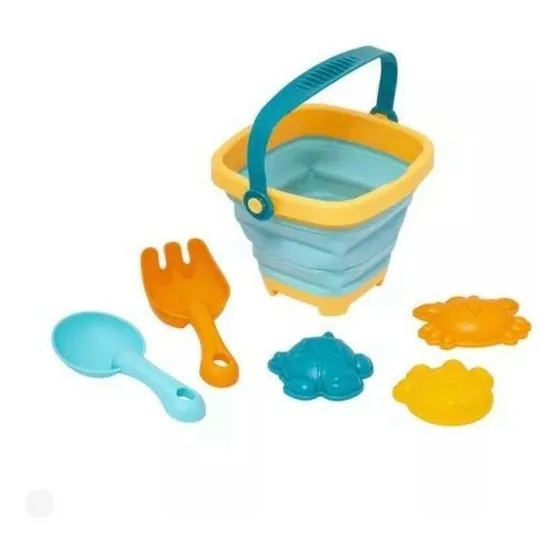 Set Playa Balde Plegable Y Accesorios, Mvd Kids